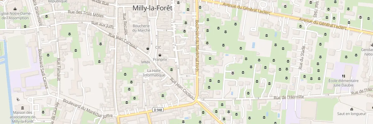 Plan du 23B Rue Charles Cochin à Milly-la-Forêt