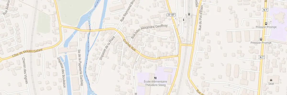 Plan du 22B Grande Rue à Corbeil-Essonnes