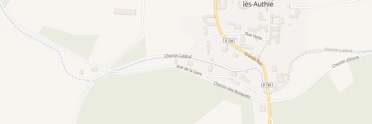Plan du 4 Rue de la Gare à Vauchelles-lès-Authie