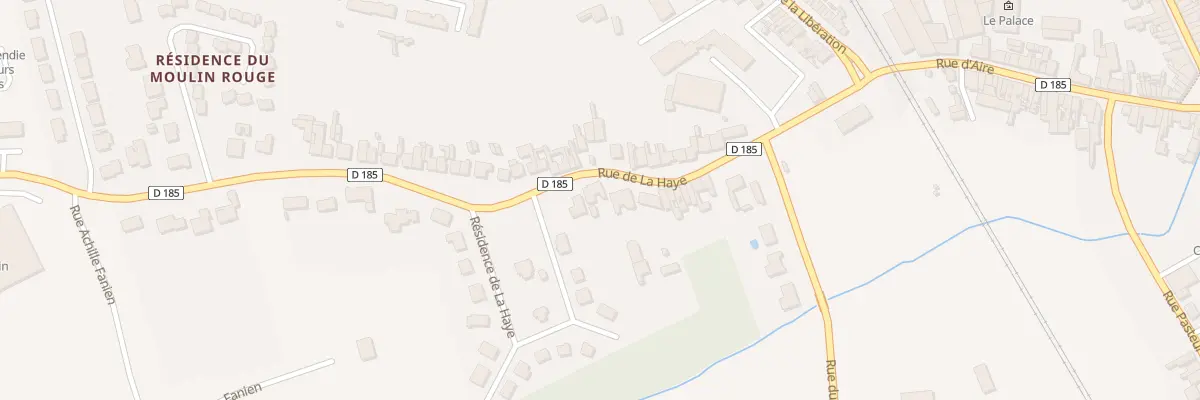 Plan du 20 Rue de la Haye à Lillers
