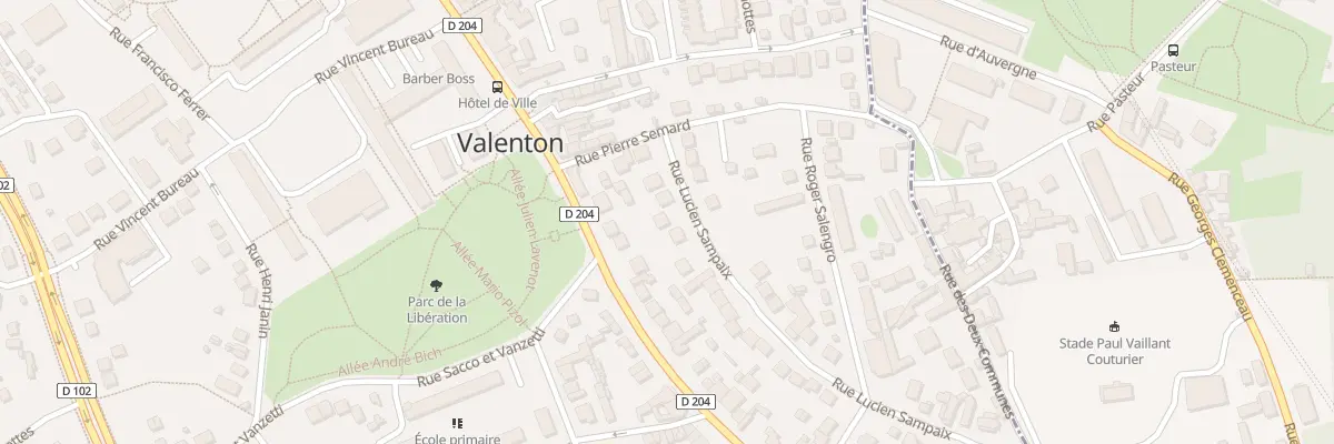 Plan du 4T Rue Lucien Sampaix à Valenton