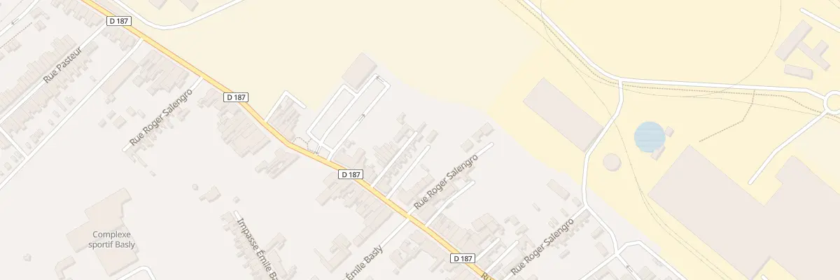Plan du 55 Rue Roger Salengro à Isbergues