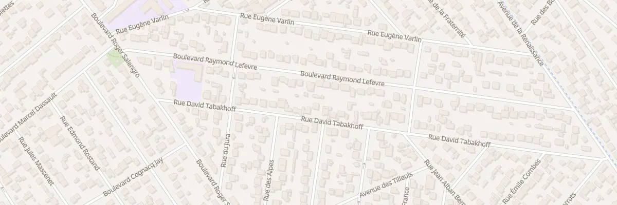 Plan du 33 Rue David Tabakoff à Goussainville