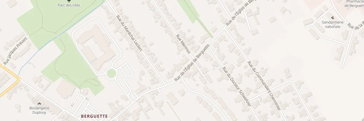 Plan du 55 Rue de l’Eglise de Berguette à Isbergues