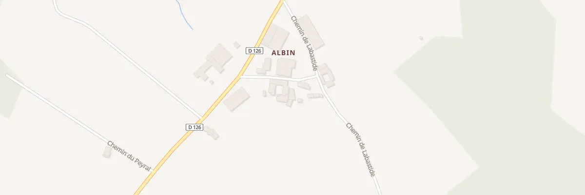 Plan du 5119 Albin au Dourn