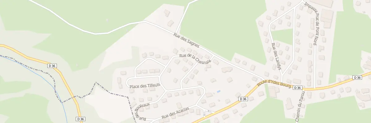 Plan du 7 Rue de la Chesnaie à Saignes