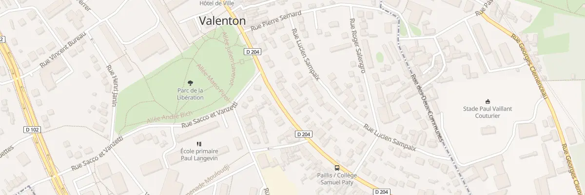 Plan du 65 Rue du Colonel Fabien à Valenton