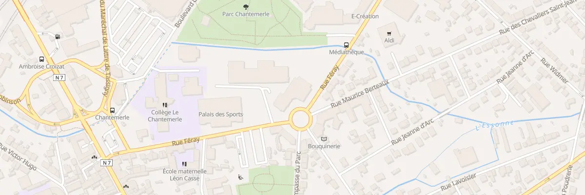 Plan du 2 Pl Vaillant Couturier à Corbeil-Essonnes