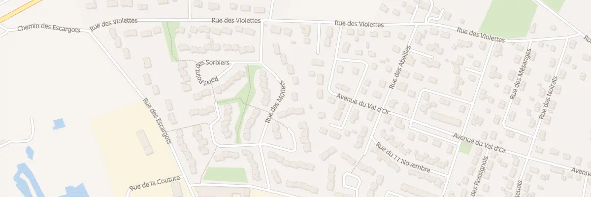 Plan du 2 Rue des Muriers à Orval
