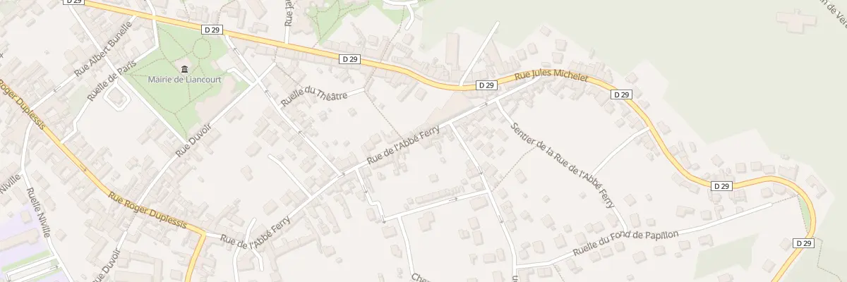 Plan du 30T Rue de l’Abbé Ferry à Liancourt