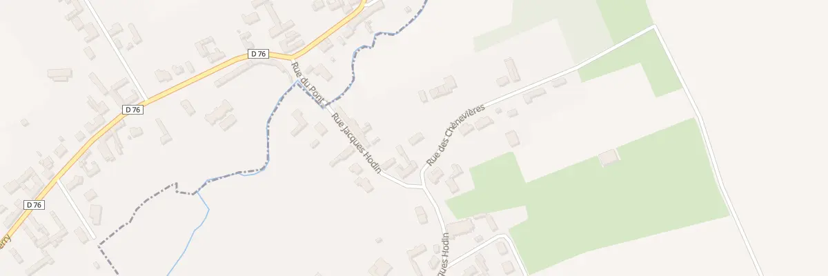 Plan du 2 Rue des Chenevières à Thennes