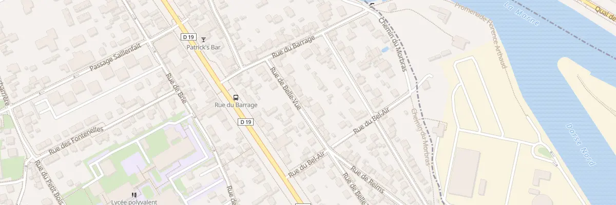 Plan du 13 Rue de Bellevue à Créteil