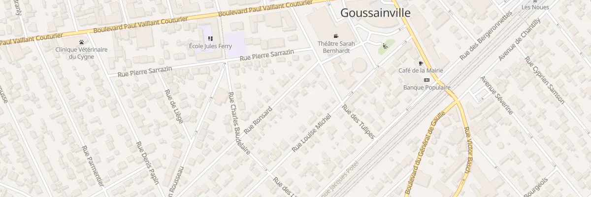 Plan du 44 Rue Ronsard à Goussainville