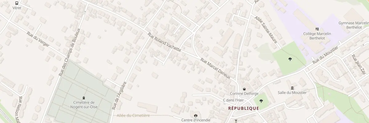 Plan du 5 Rue Roland Vachette à Nogent-sur-Oise