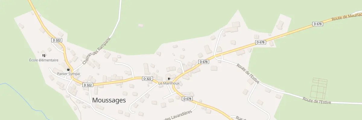 Plan du 5113 Le Bourg à Moussages