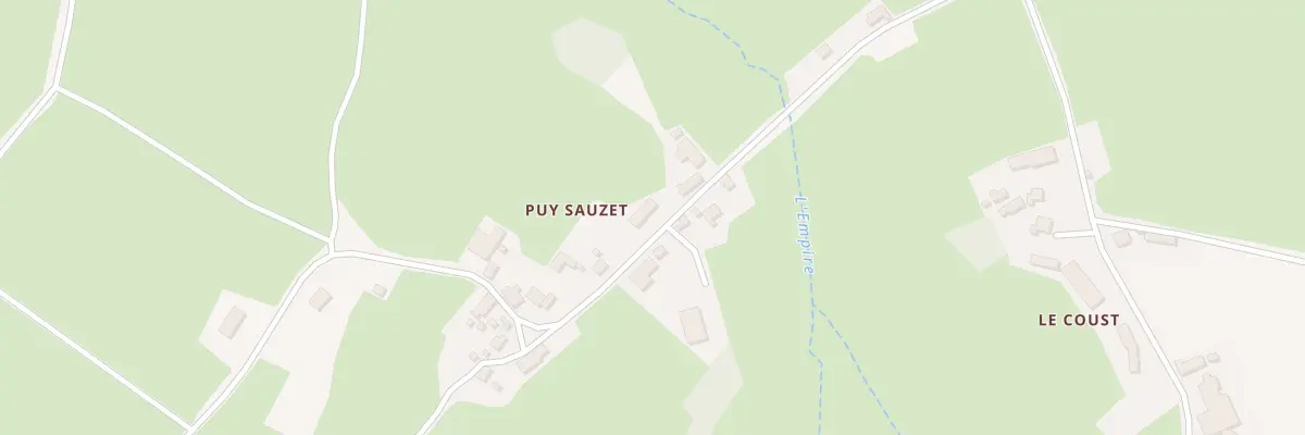 Plan du 8 Puy Sauzet à Reterre