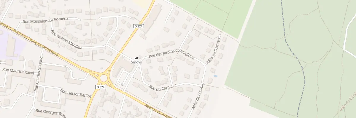 Plan du 7 Rue des Jardins du Magicien à Crosne