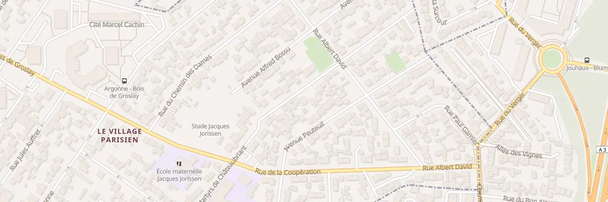 Plan du 90 Av des Martyrs Chateaubriant à Drancy