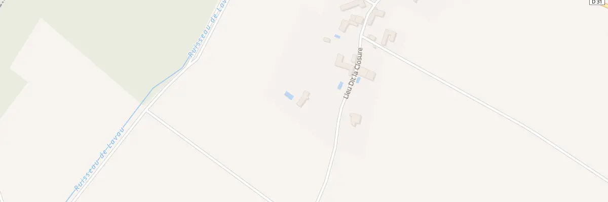 Plan du 12 La Closure à Juranville