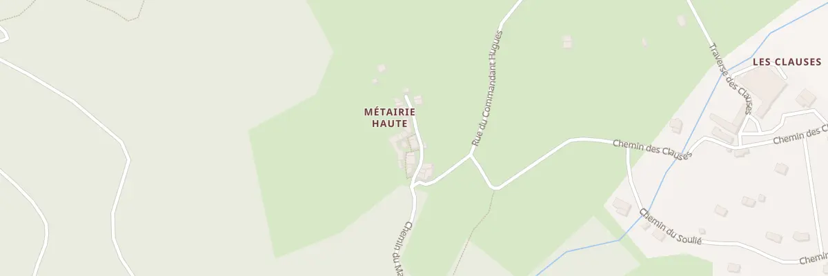Plan du 14 Metairie Haute à Saint-Amans-Soult
