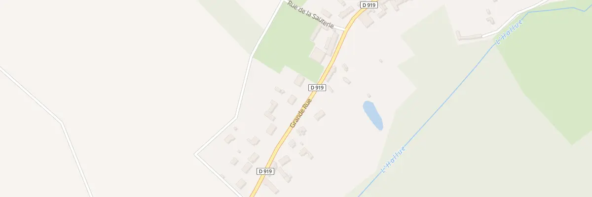 Plan du 68 Grande Rue à Contay