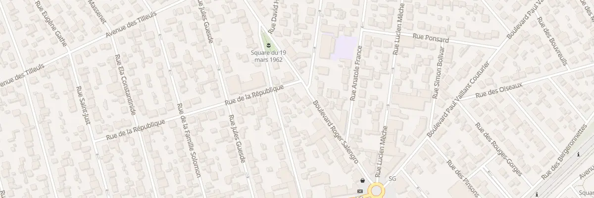 Plan du 41 Bd Roger Salengro à Goussainville