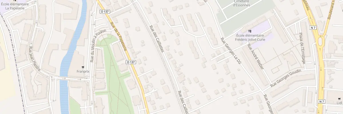 Plan du 35 Rue des Caillettes à Corbeil-Essonnes