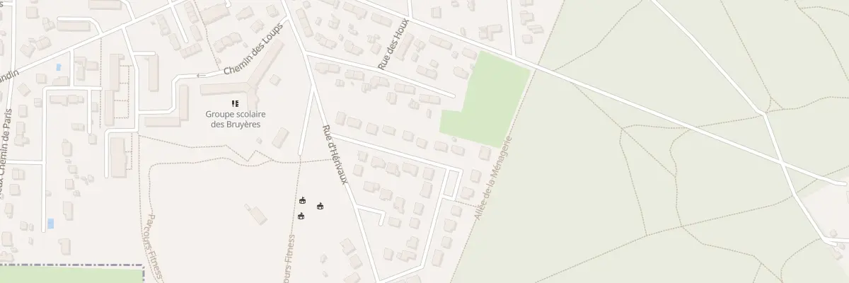 Plan du 11 Rue du Poteau des Ecouteurs à Coye-la-Forêt