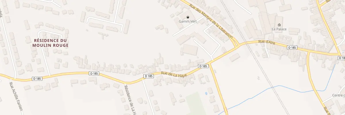 Plan du 23 Rue de la Haye à Lillers