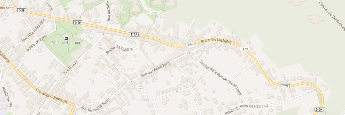Plan du 524 Rue Jules Michelet à Liancourt