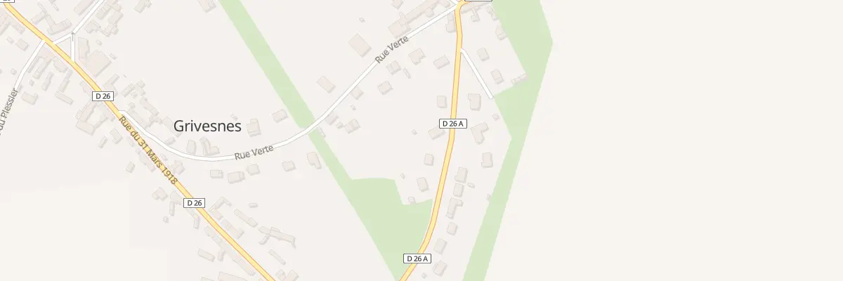 Plan du 17 Rue du Dix Neuvieme Bcp à Grivesnes