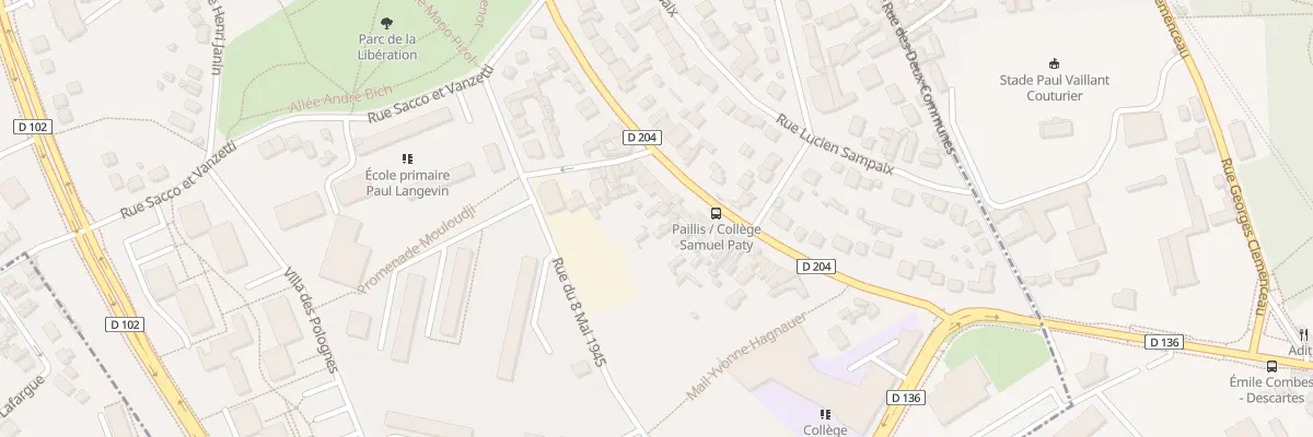 Plan du 60T Rue du Colonel Fabien à Valenton