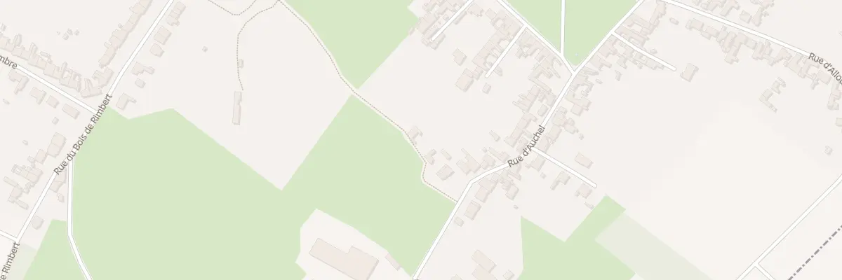 Plan du 34B Rue d’Auchel à Burbure
