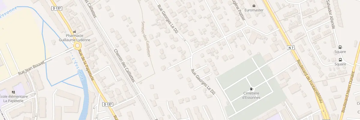 Plan du 98 Rue Georges le Dû à Corbeil-Essonnes