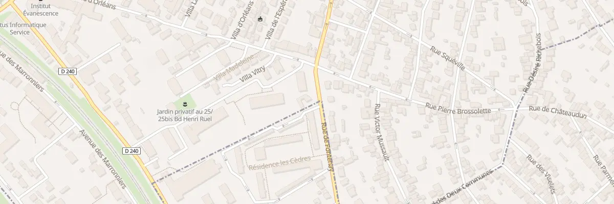 Plan du 50 Rue de Joinville à Fontenay-sous-Bois