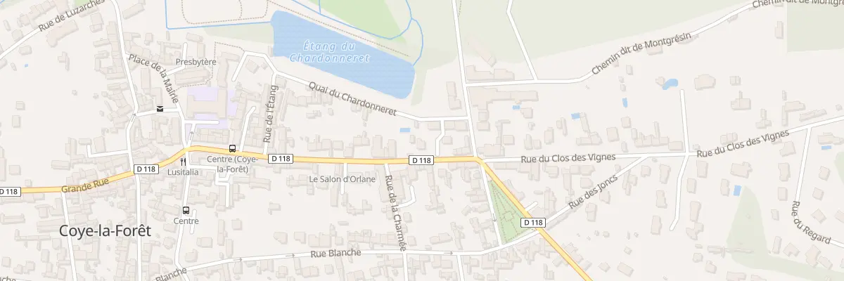 Plan du 6 Gr Grande Rue à Coye-la-Forêt