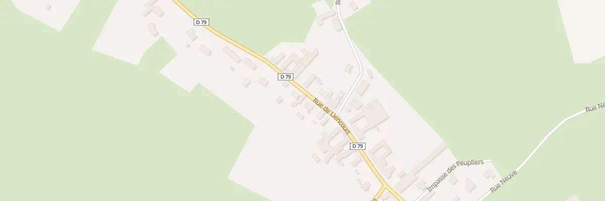 Plan du 21 Rue de Liencourt à Grand-Rullecourt