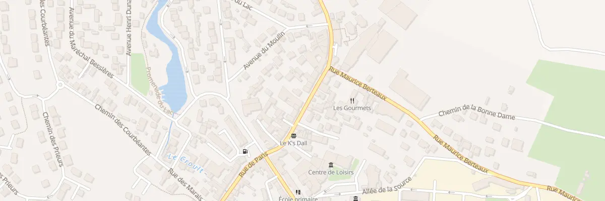 Plan du 61 Rue de Paris au Thillay