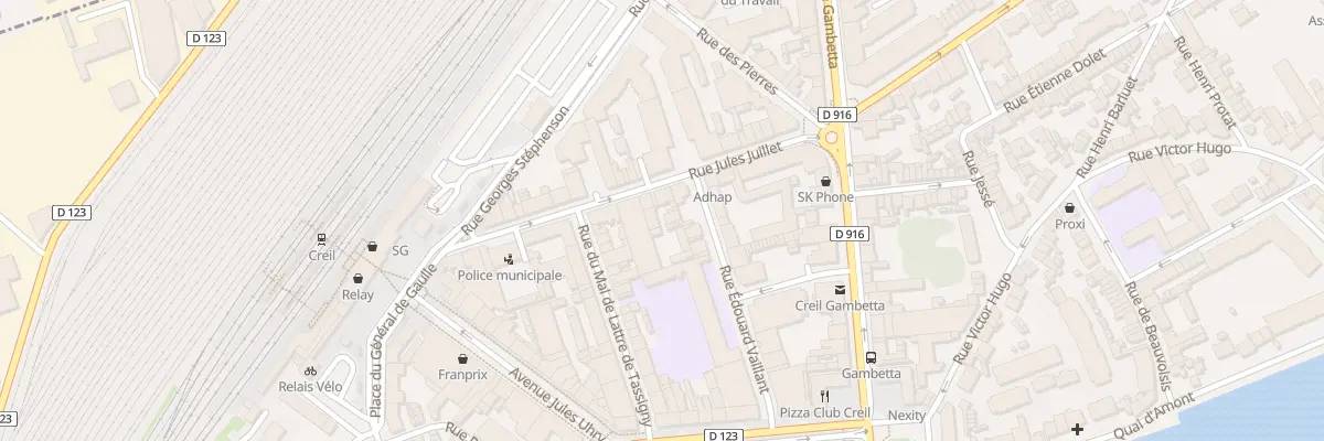 Plan du 15 Rue Jules Juillet à Creil