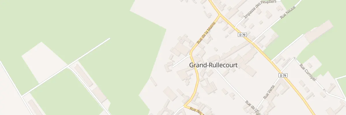 Plan du 1 Imp des Tilleuls à Grand-Rullecourt