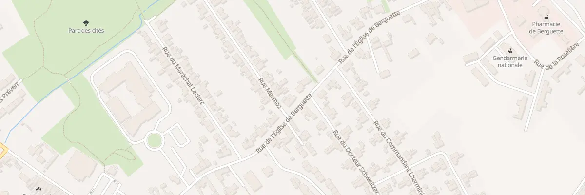Plan du 61 Rue de l’Eglise de Berguette à Isbergues
