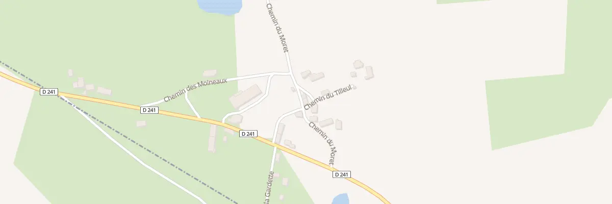 Plan du 8 Chem du Moret à Chazemais
