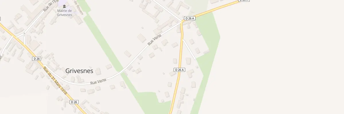 Plan du 19 Rue du Dix Neuvieme Bcp à Grivesnes