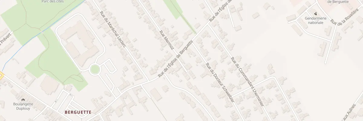 Plan du 58 Rue de l’Eglise de Berguette à Isbergues