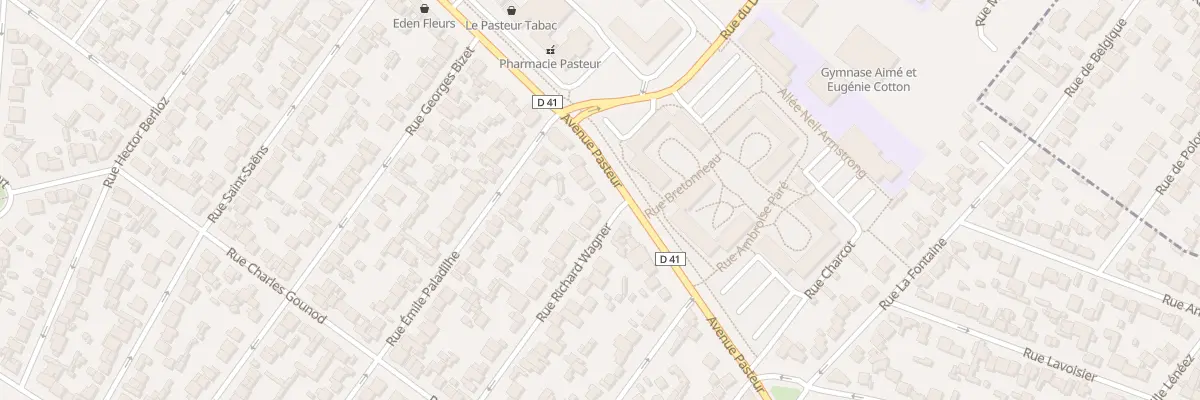 Plan du 87 Rue Richard Wagner au Blanc-Mesnil