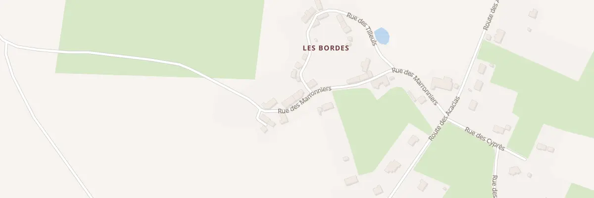 Plan du 8 Rue des Marronniers Les Bordes à Saint-Julien-la-Genête