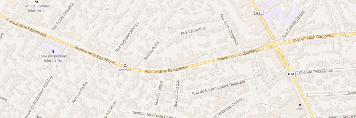 Plan du 103 Av de la République au Blanc-Mesnil