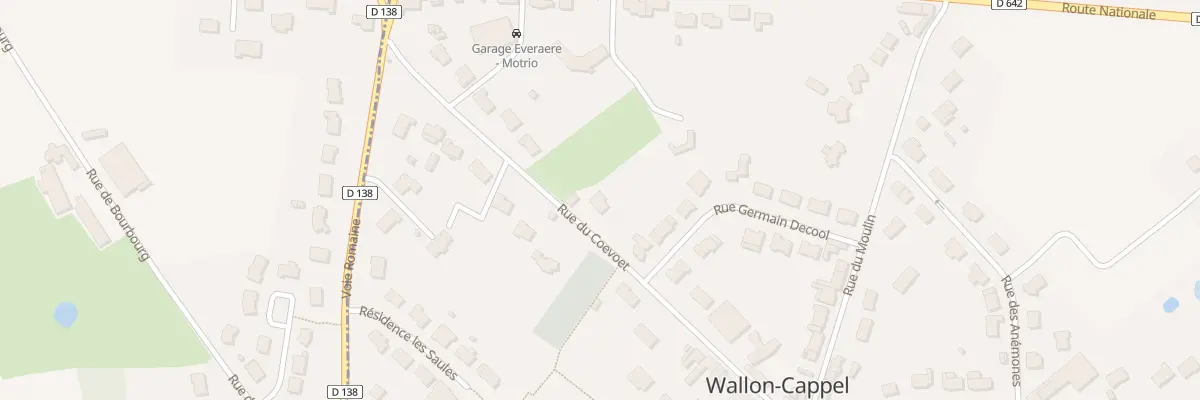 Plan du 224 Rue du Coevoet à Wallon-Cappel