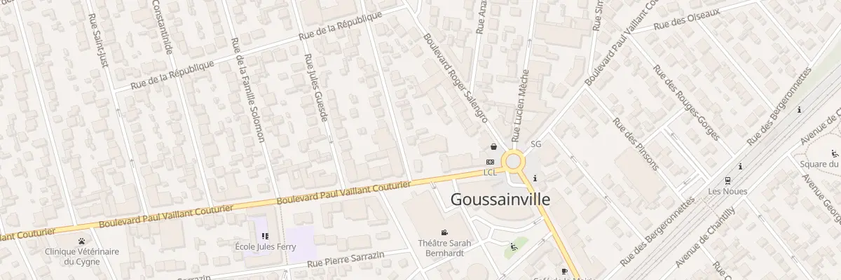 Plan du 6 Rue de Bir Hakeim à Goussainville
