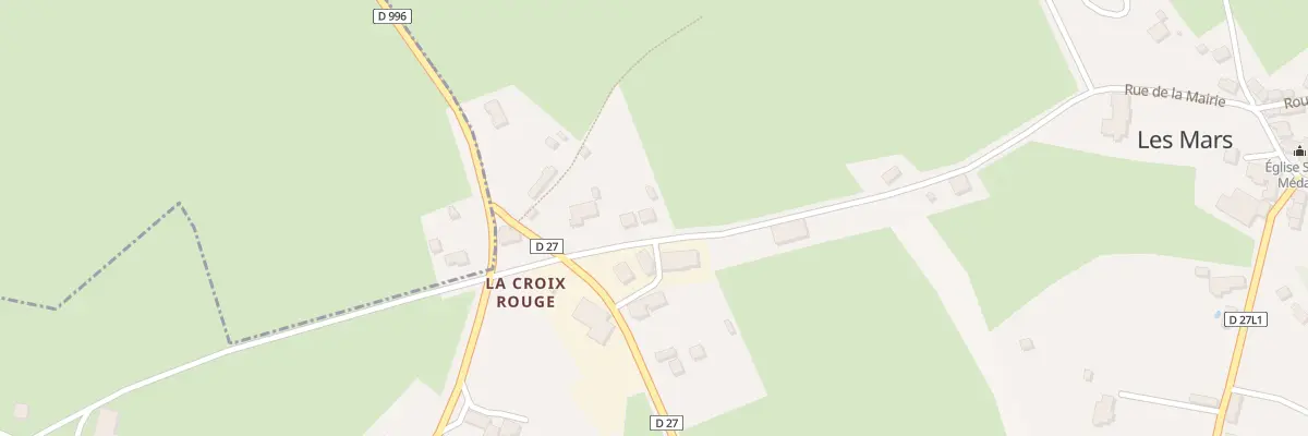 Plan du 15 La Croix Rouge aux Mars